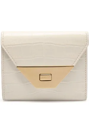 Bally Portafoglio con effetto coccodrillo goffrato