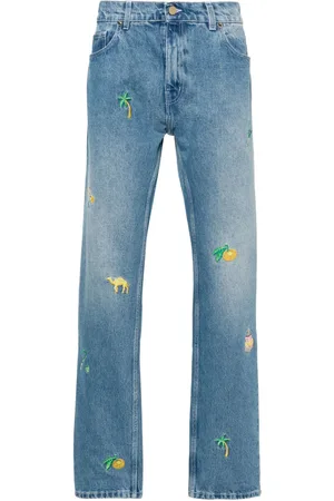 Casablanca Jeans dritti con ricamo