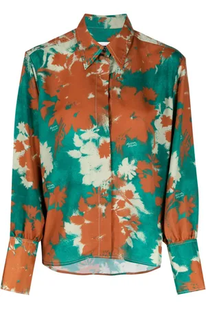 Maison Kitsuné Camicia a fiori