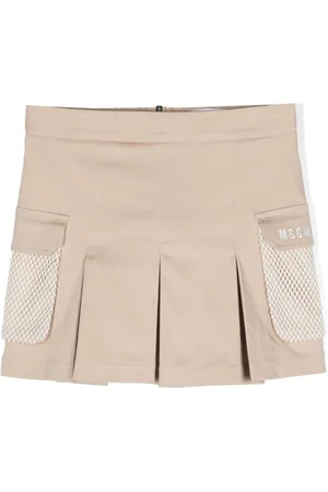 Msgm Minigonna plissettata