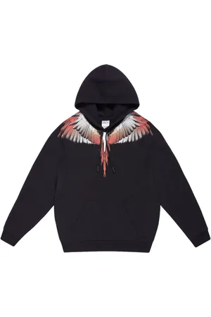 MARCELO BURLON Felpa Icon Wings con cappuccio