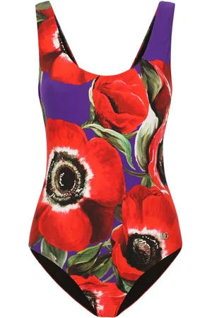 Dolce & Gabbana Costume intero Racing con stampa
