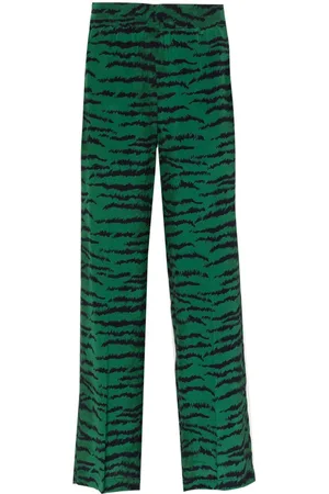 Victoria Beckham Pantaloni dritti tigrati
