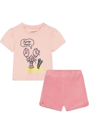 Kenzo Set top e shorts con stampa grafica