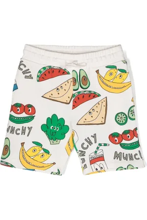 Stella McCartney Shorts sportivi con stampa grafica