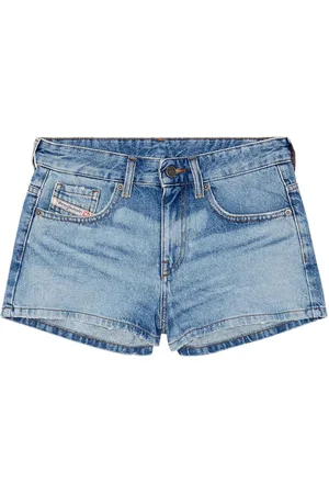Diesel Shorts denim con effetto vissuto De-Yuba