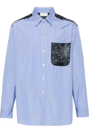 PIERRE-LOUIS MASCIA Camicia Alotho con design patchwork