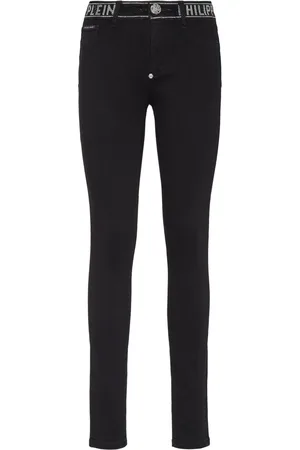 Philipp Plein Leggings denim Strass