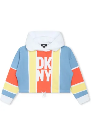 DKNY Felpa a righe con cappuccio