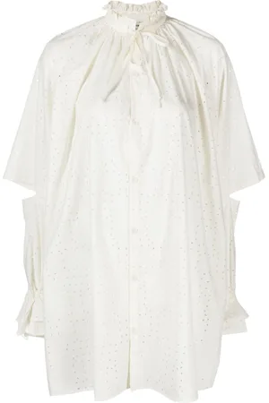 HENRIK VIBSKOV Camicia Void Filler in pizzo sangallo