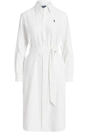 Ralph Lauren Chemisier Cory con ricamo Polo Pony