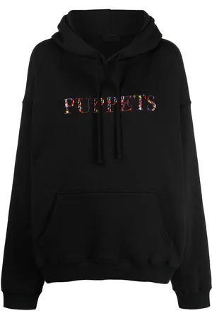 Puppets and Puppets Top con cristalli