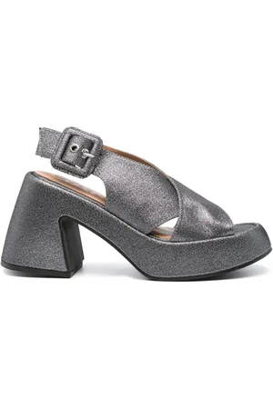Ganni Sandali 95mm glitter