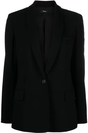THEORY Blazer con revers a scialle