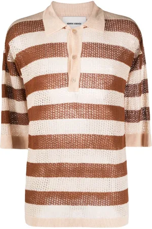 HENRIK VIBSKOV Polo Flax a righe