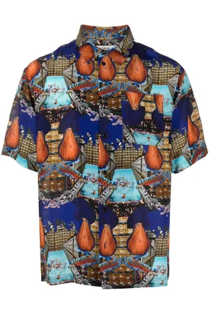 HENRIK VIBSKOV Camicia Transfered con stampa grafica