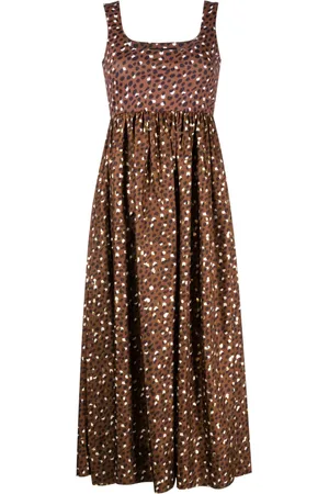 Cynthia Rowley Abito midi con stampa