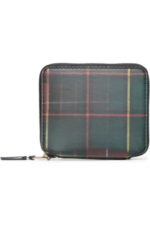 Comme des Garçons Portafoglio con motivo tartan