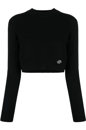 Patou Maglione crop con applicazione