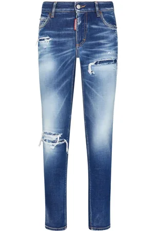 Dsquared2 Jeans slim con effetto vissuto