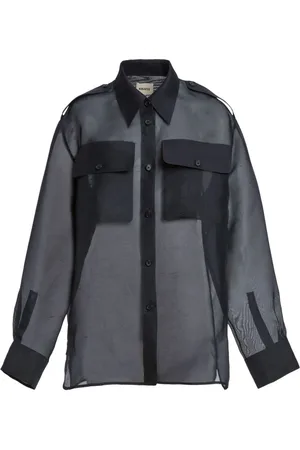 Khaite Camicia The Missa semi trasparente