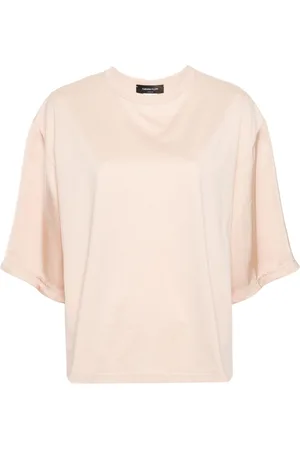 Fabiana Filippi T-shirt con dettaglio satinato