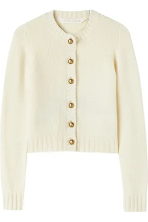 Palm Angels Cardigan con logo curvo