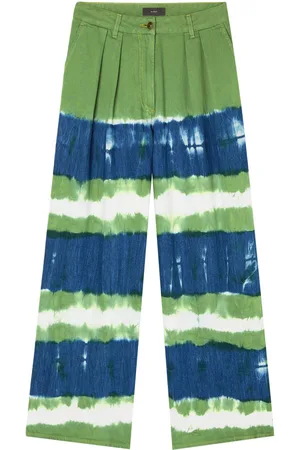 Alanui Jeans Magic Journey con fantasia tie dye