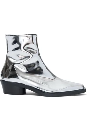 Proenza Schouler Stivaletti Bronco con finitura specchio