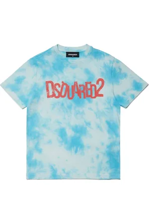 Dsquared2 T-shirt con fantasia tie-dye