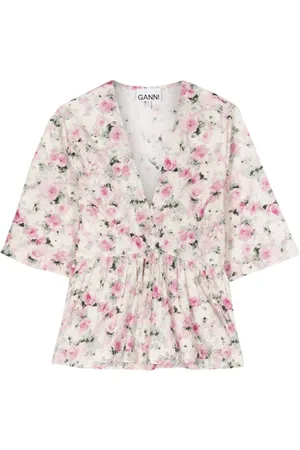 Ganni Blusa a fiori
