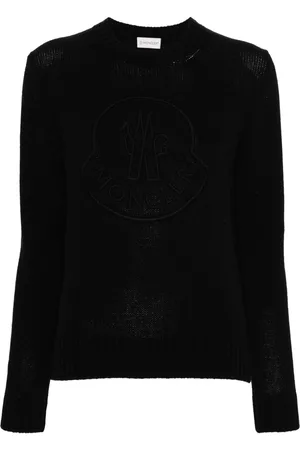 Moncler Maglione girocollo con ricamo