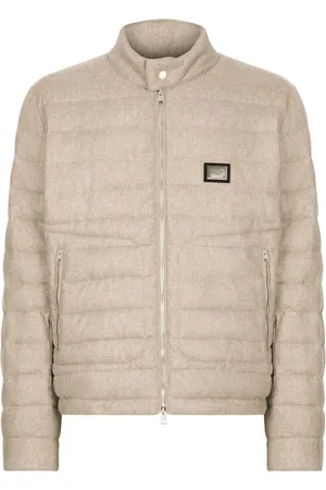 Dolce & Gabbana Giacca trapuntata con placca logo