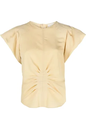 Isabel Marant Blusa Tullya con pieghe