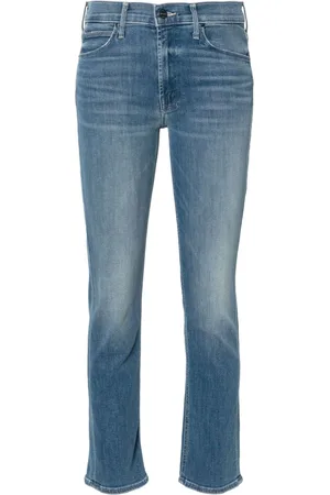 Mother Jeans crop Dazzler a vita media