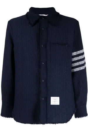 Thom Browne Giacca-camicia con dettaglio a 4 righe