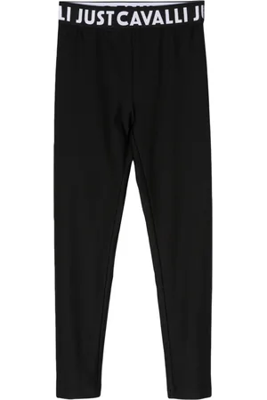 Roberto Cavalli Leggings con banda logo
