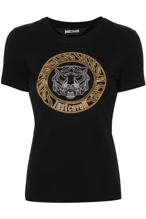 Roberto Cavalli T-shirt con strass