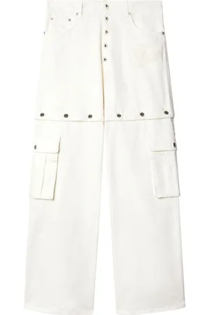 OFF-WHITE Jeans ampi con logo