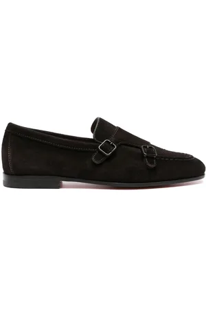 santoni Mocassini con fibbia doppia