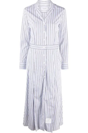 Thom Browne Chemisier svasato a righe
