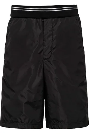 Prada Bermuda con logo a triangolo