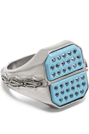 Maison Margiela Anello con strass