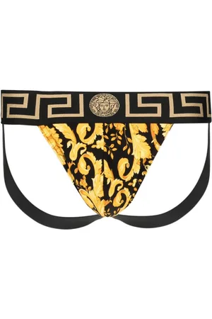 VERSACE Cappello da baseball con stampa barocco