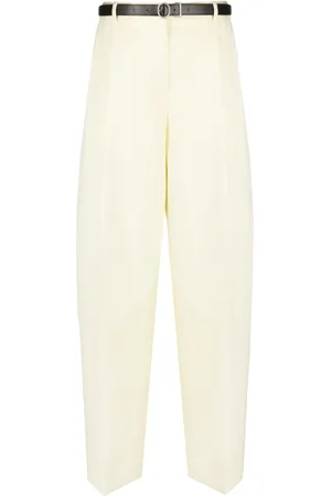 Jil Sander Pantaloni a vita alta