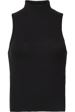 Frame Top smanicato a collo alto