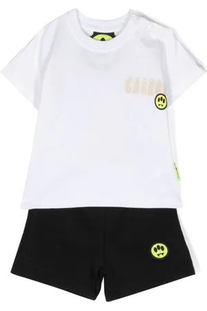 BARROW Set shorts e top con stampa