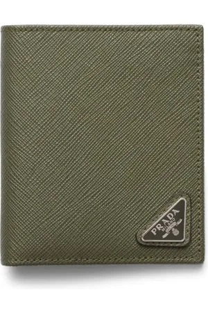 Prada Portafoglio con placca logo