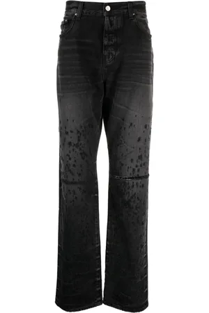 AMIRI Jeans dritti con effetto vissuto