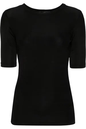Fabiana Filippi T-shirt a coste con dettaglio cut-out